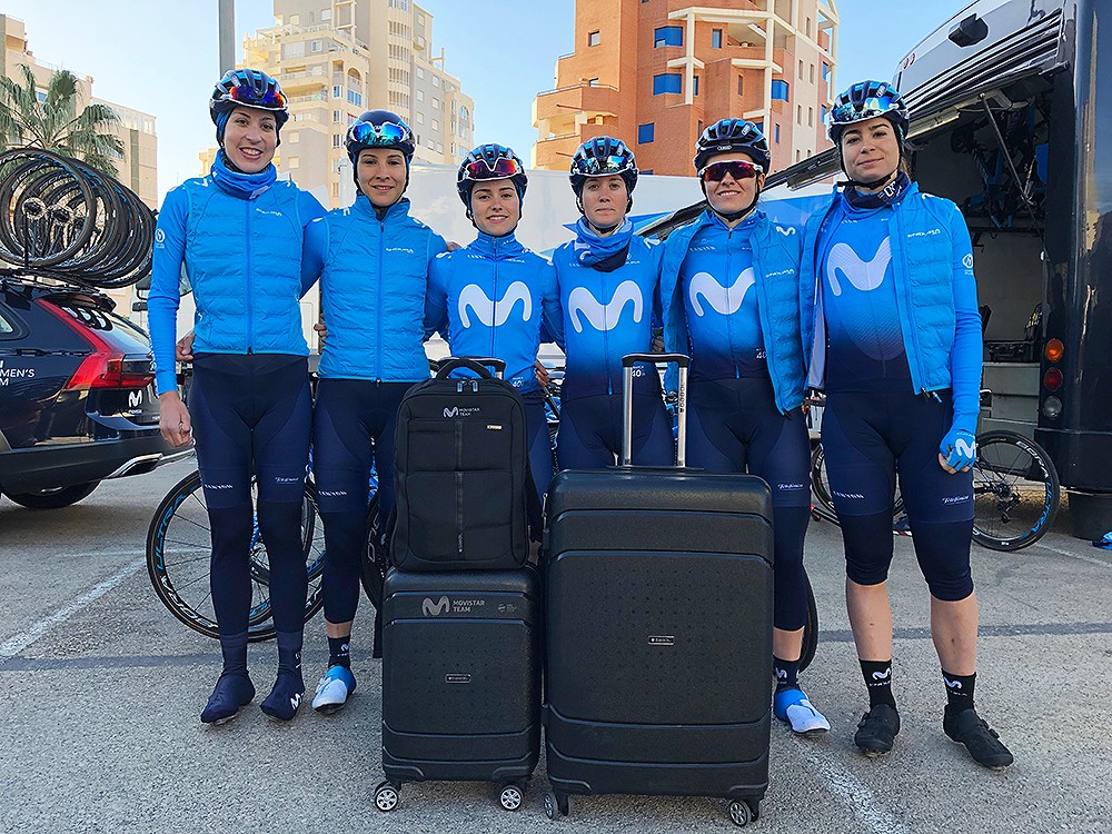 Acompañamos al Movistar Team femenino en la Semana Ciclista Valenciana